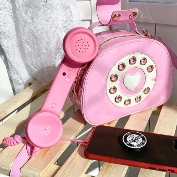 NEW INVENTORY 💞Telephone Design Satchel Bag💞 - Picture 8 of 9